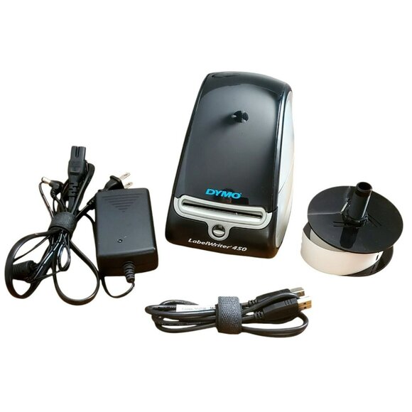 Dymo LabelWriter 450 Thermal Label Printer Maker Spool Power Cords USB Tested - Picture 12 of 12
